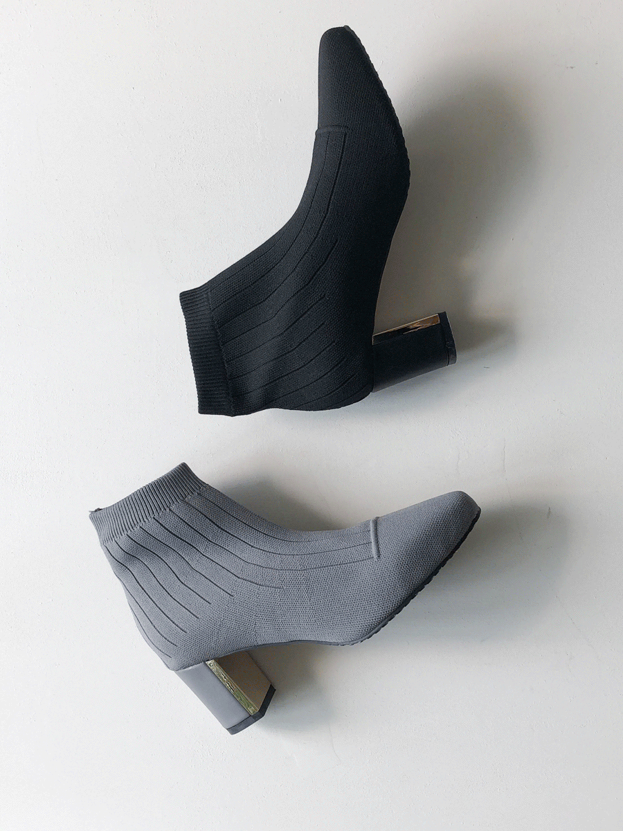 no.s0497 골드니트 boots heel